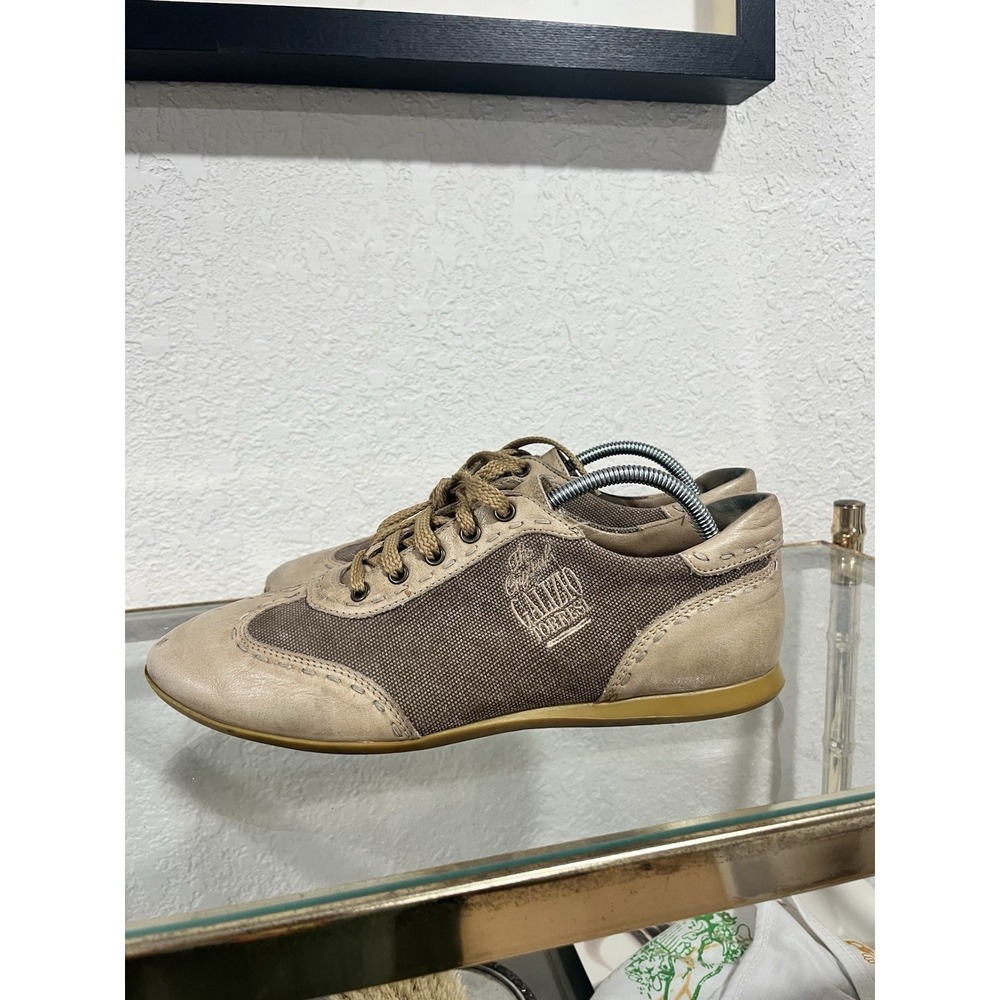 Galizio Torresi Womens Brown Leather Oxford Lace Up Shoes EU Size 42 US 10.5-11